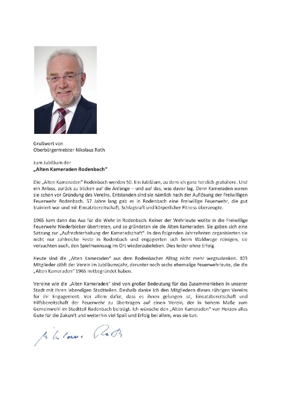 Grusswort OB Alte_Kameraden_Rodenbach